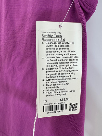 Lululemon Swiftly Tech Racerback 2.0 - Plum