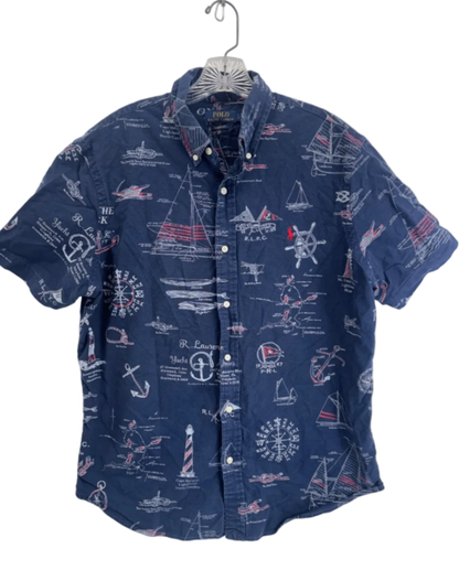 Polo Ralph Lauren Nautical-Print Oxford Shirt
