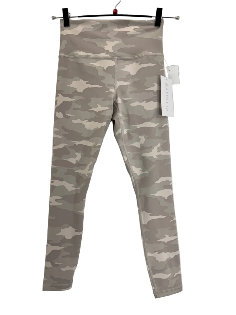 Athleta Elation Camo Legging 7/8th Size XS Taupe Ivory Camo NWT