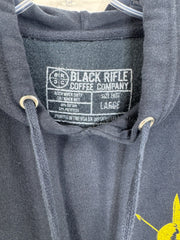 Black Rifle Coffee Company Navy/Yellow Hoodie Size Lg