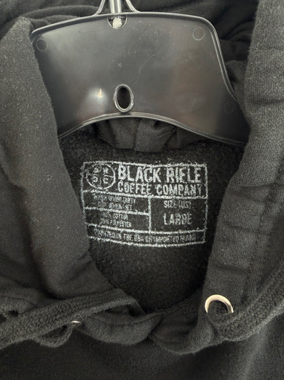 Black Rifle Coffee Company Black Skull Mug Hoodie Size Lg