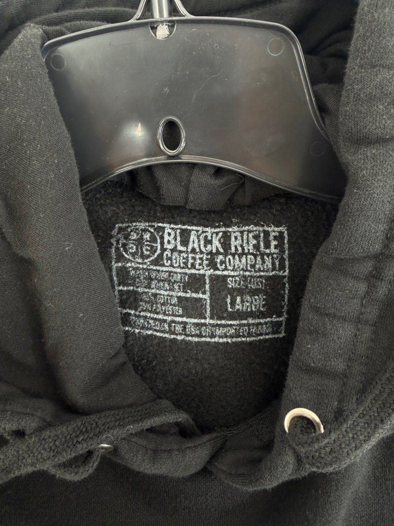 Black Rifle Coffee Company Black Skull Mug Hoodie Size Lg