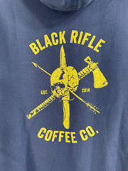 Black Rifle Coffee Company Navy/Yellow Hoodie Size Lg