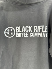 Black Rifle Coffee Company Classic Logo Full Zip Hoodie Size Lg