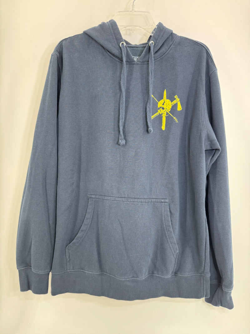 Black Rifle Coffee Company Navy/Yellow Hoodie Size Lg