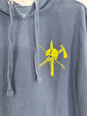 Black Rifle Coffee Company Navy/Yellow Hoodie Size Lg