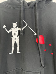 Black Rifle Coffee Company Pullover Hoodie Blackbeards Delight Skeleton Size Lg