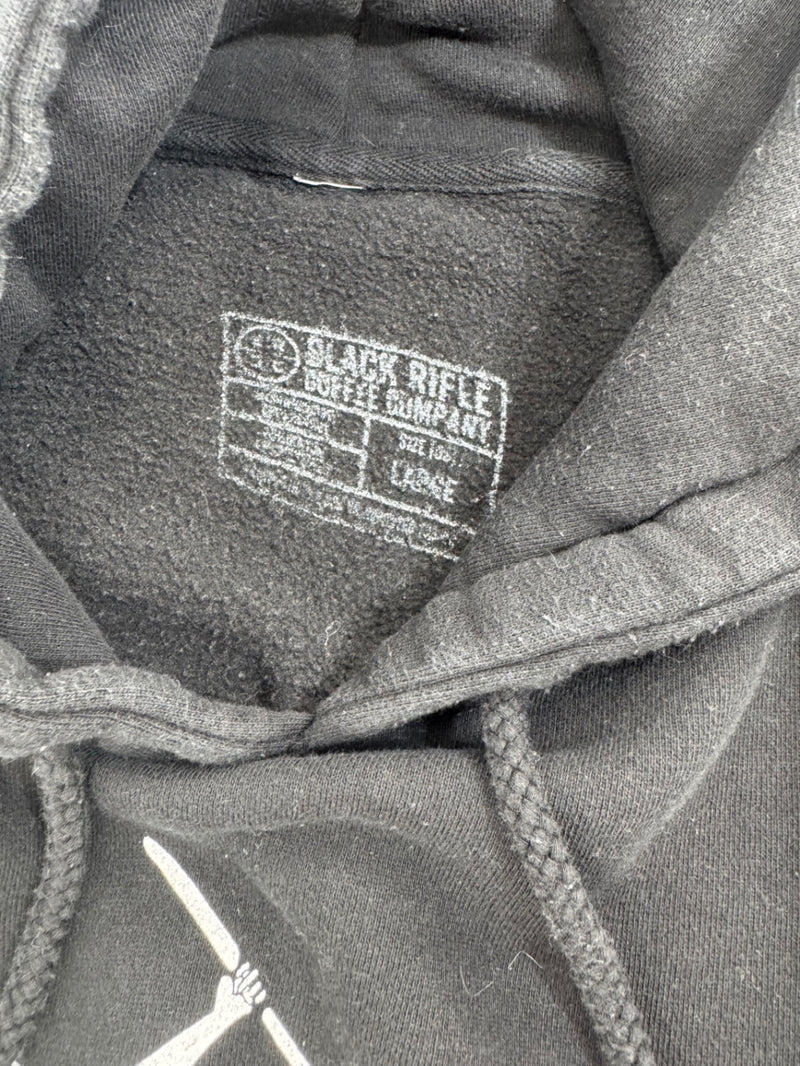 Black Rifle Coffee Company Pullover Hoodie Blackbeards Delight Skeleton Size Lg