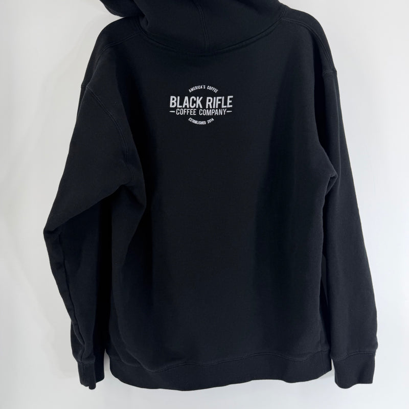 Black Rifle Coffee Blackbeard Skelton Hoodie Size Lg