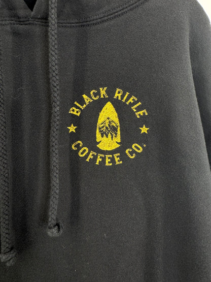 Black Rifle Coffee Co. Black Tactisquatch Pullover Hoodie Size Lg