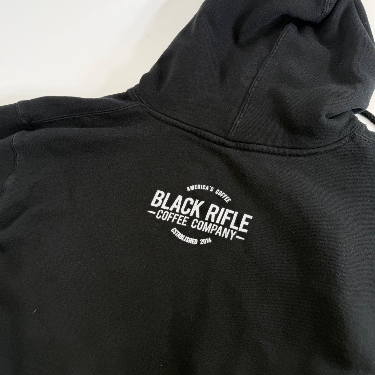 Black Rifle Coffee Blackbeard Skelton Hoodie Size Lg