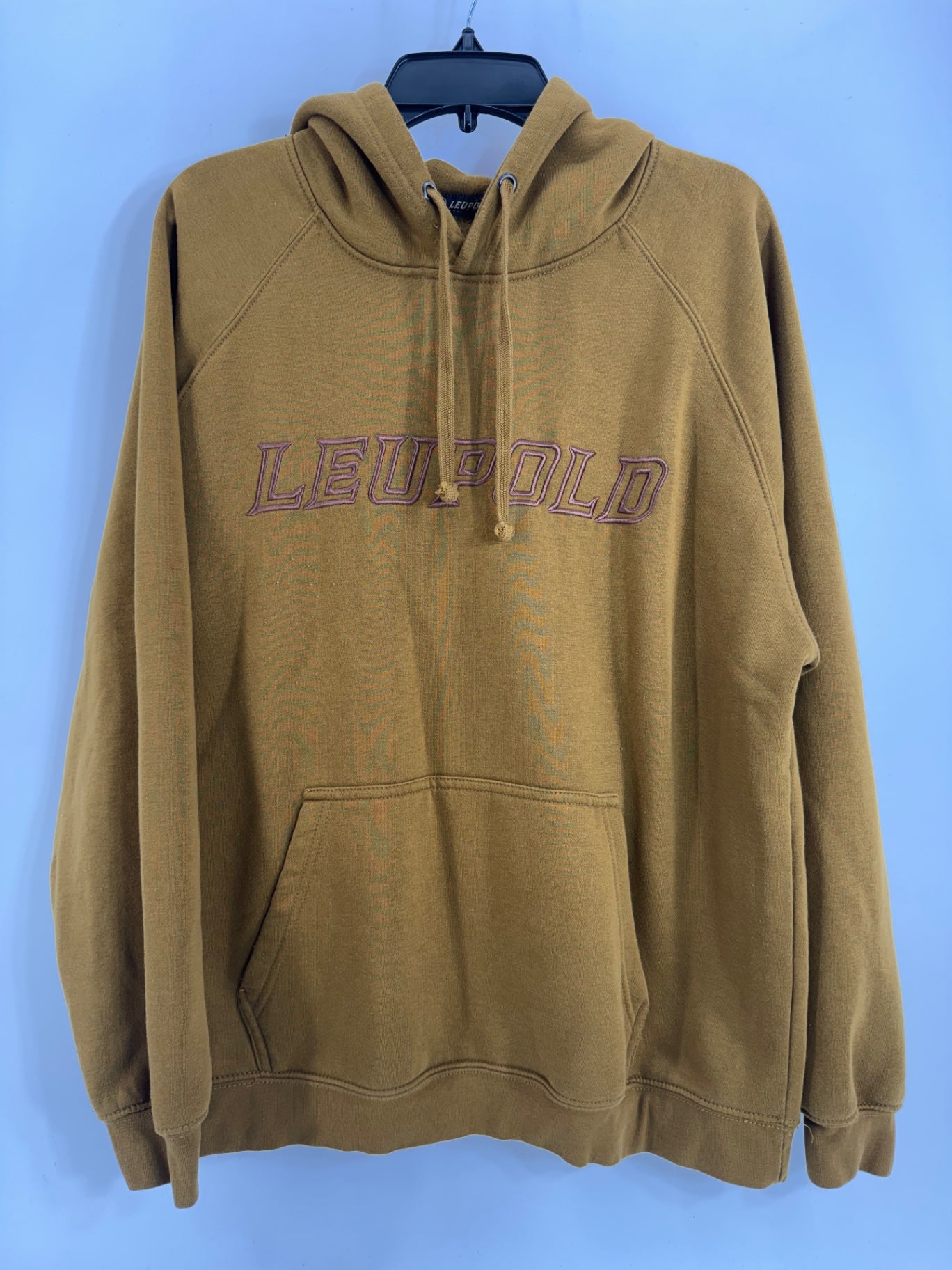 Leupold Wordmark Hoodie  Buckskin w/ Embroidered Logo Size LG