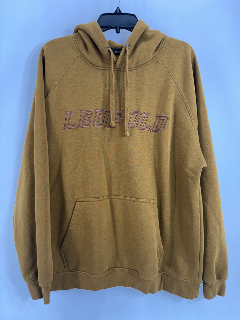 Leupold Wordmark Hoodie  Buckskin w/ Embroidered Logo Size LG