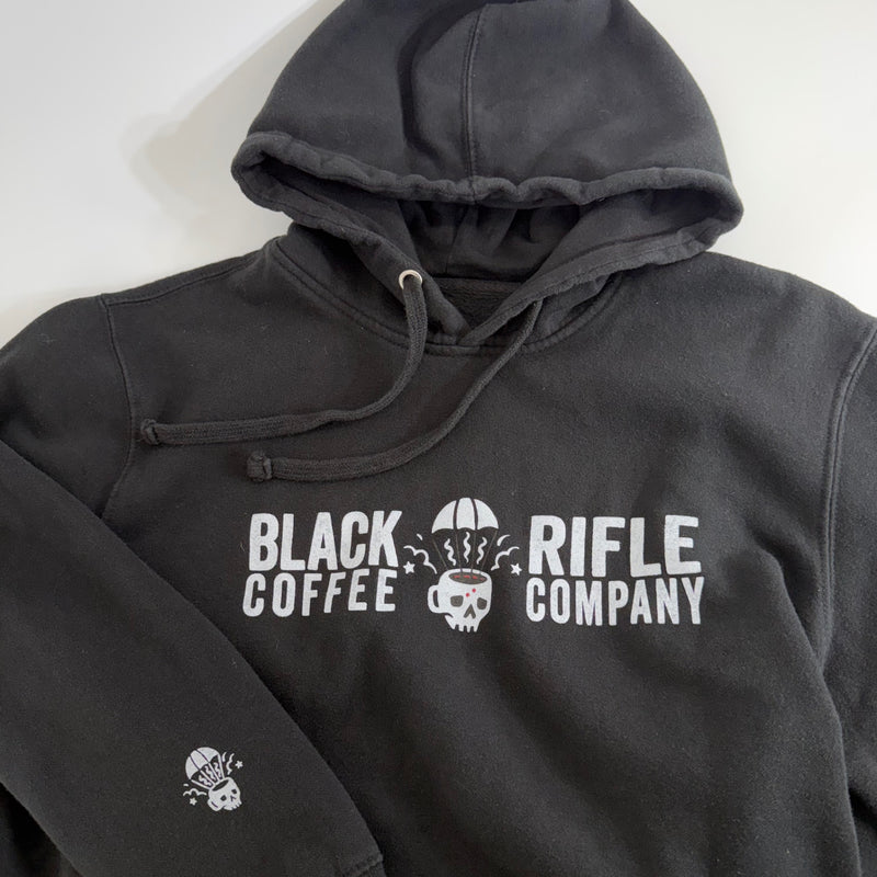 Black Rifle Coffee Company Black Skull Mug Hoodie Size Lg