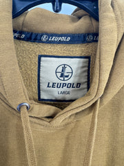 Leupold Wordmark Hoodie  Buckskin w/ Embroidered Logo Size LG