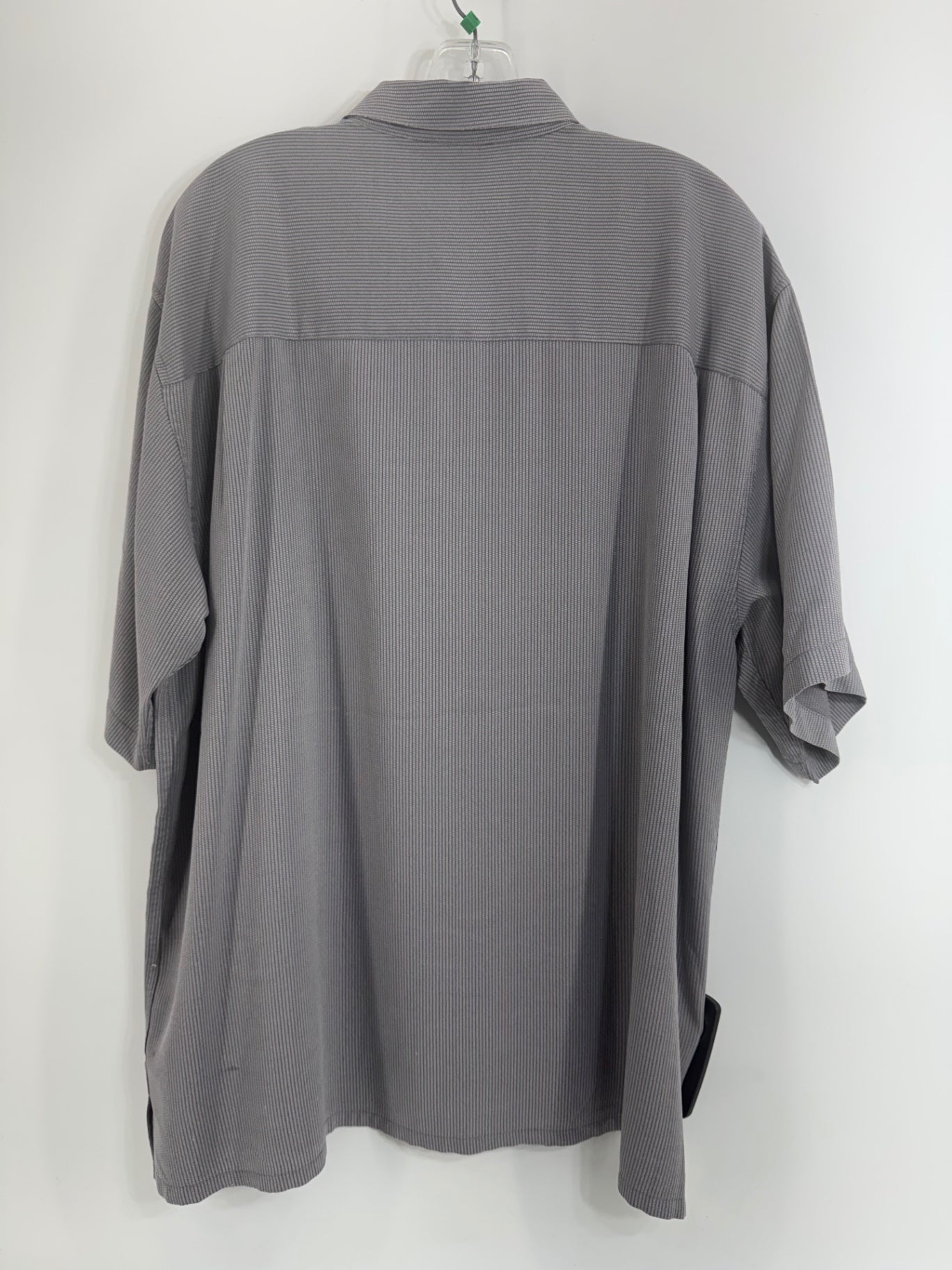 Bamboo Cay Grey Tropical Men’s Button Up