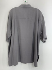 Bamboo Cay Grey Tropical Men’s Button Up