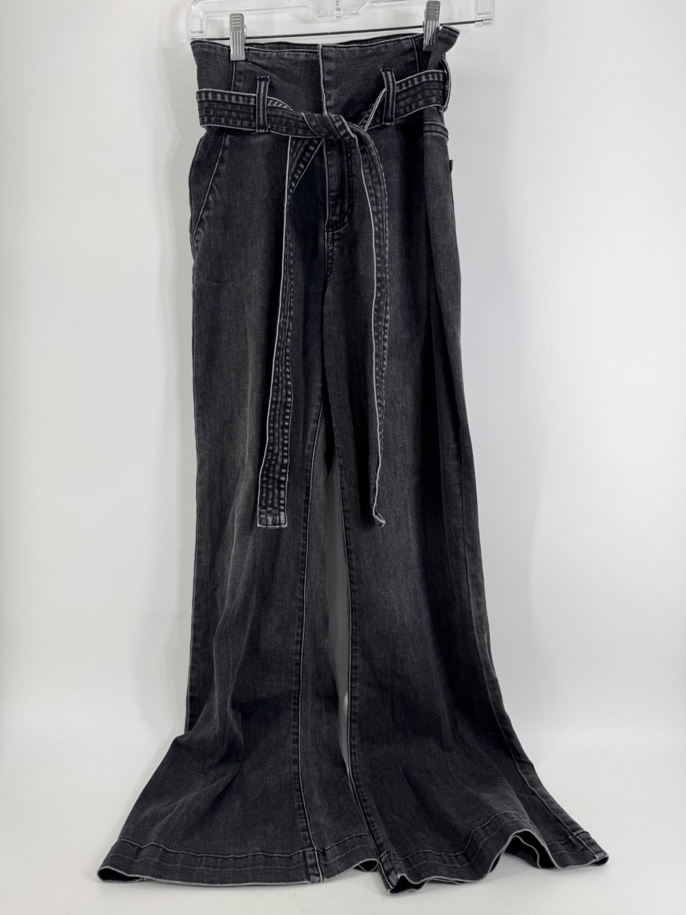 Altere’d State Black Wash Pants w/ Belt