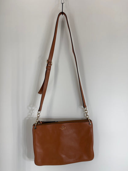 Kate Spade Brown Leather Crossbody Purse