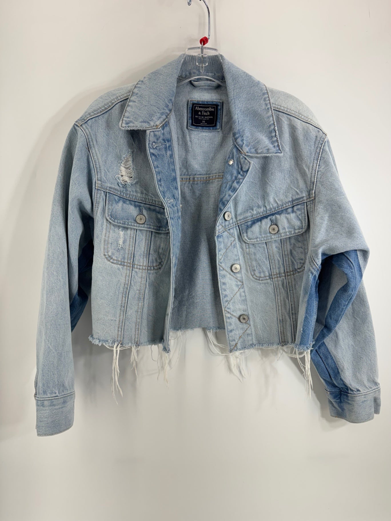 Abercrombie & Fitch Light Wash Denim Jacket