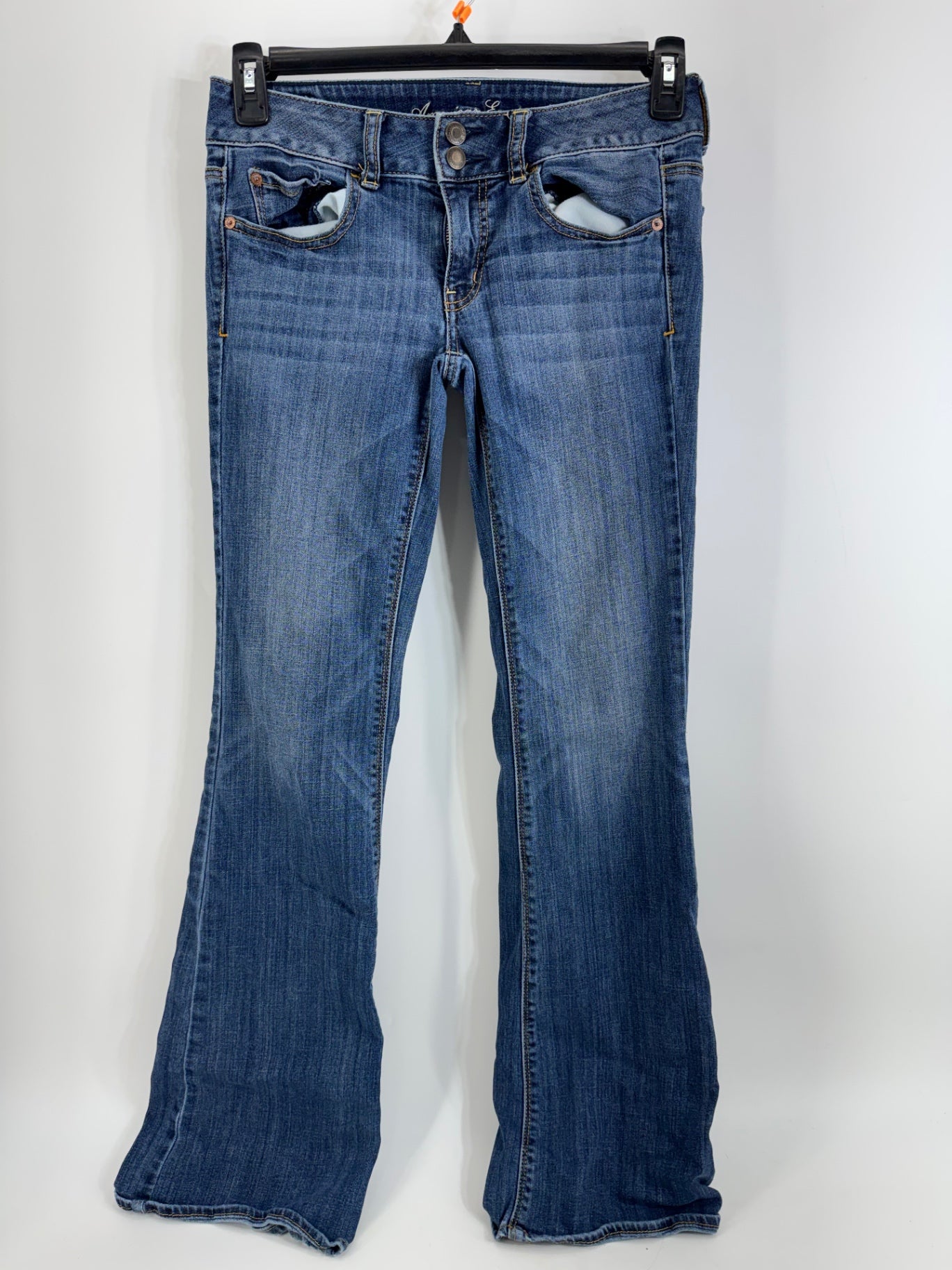 American Eagle Blue Stretch Jeans