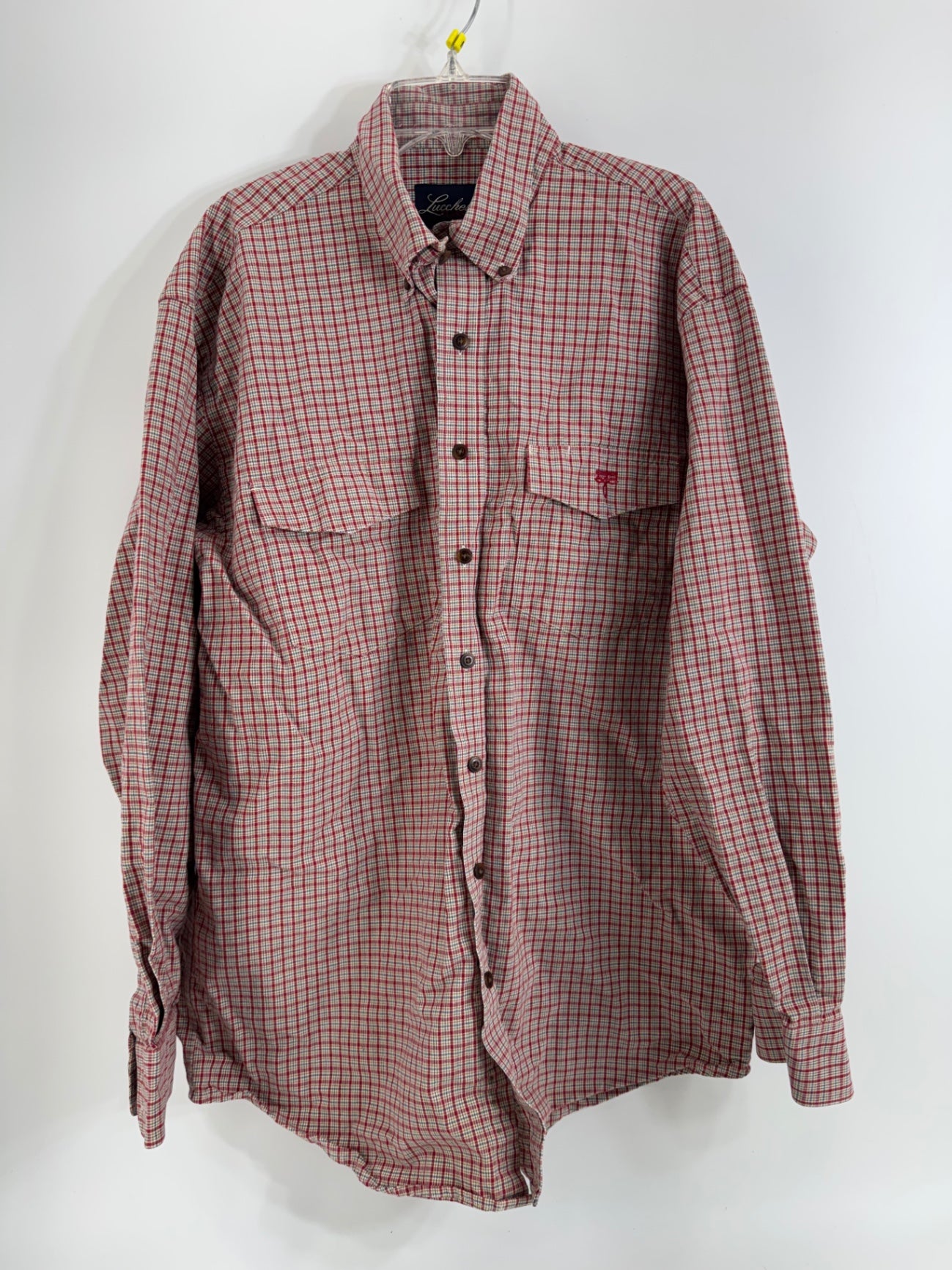 Lucchese Red Plaid Button Up
