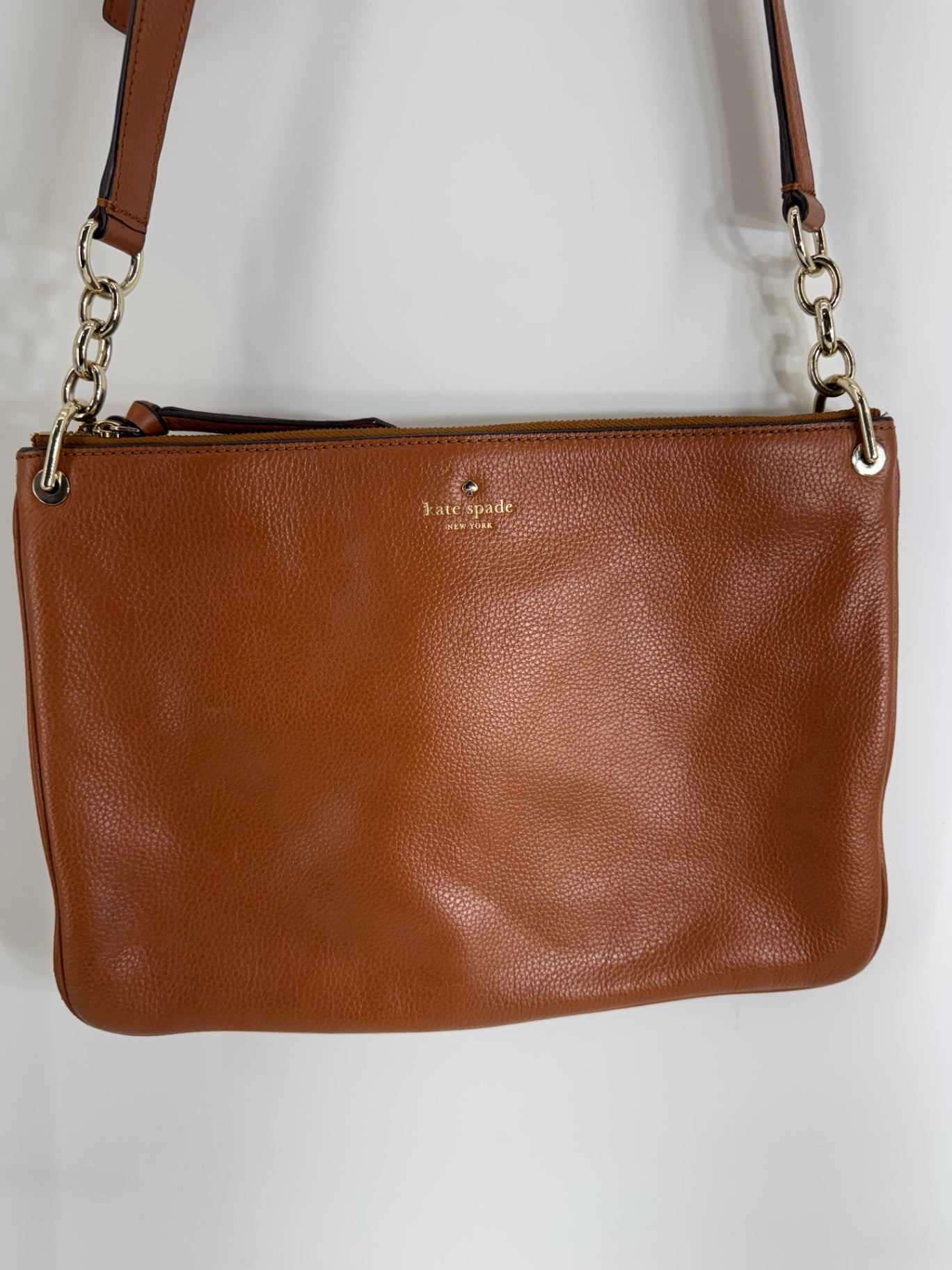 Kate Spade Brown Leather Crossbody Purse