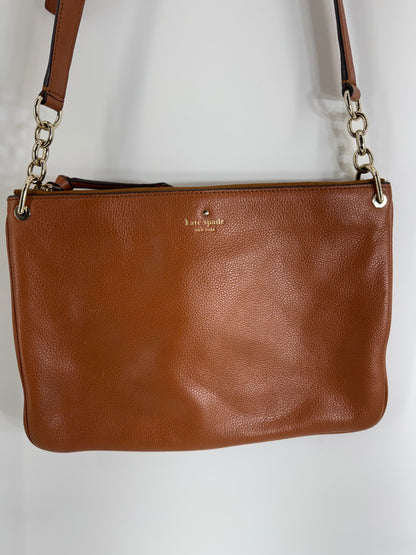 Kate Spade Brown Leather Crossbody Purse
