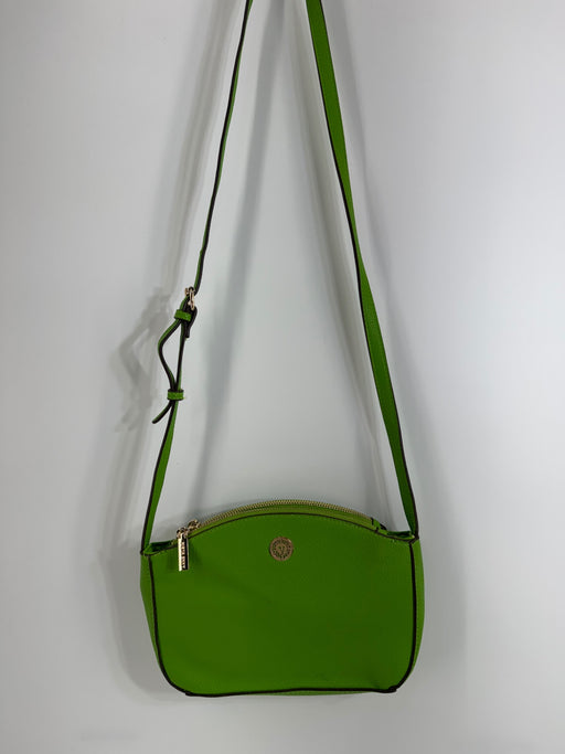 Anne Klein Green Leather Crossbody