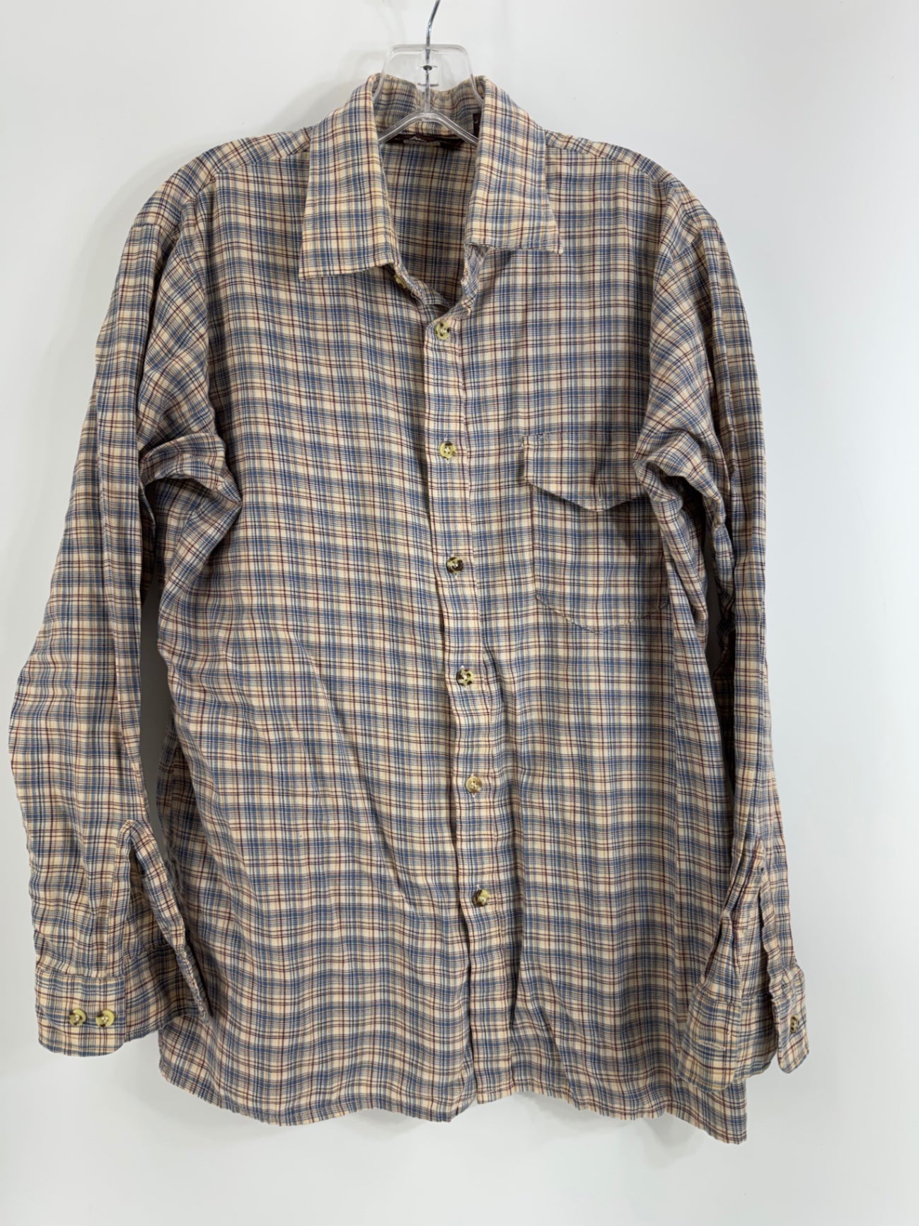 Baracuta Multicolor Plaid Button Up