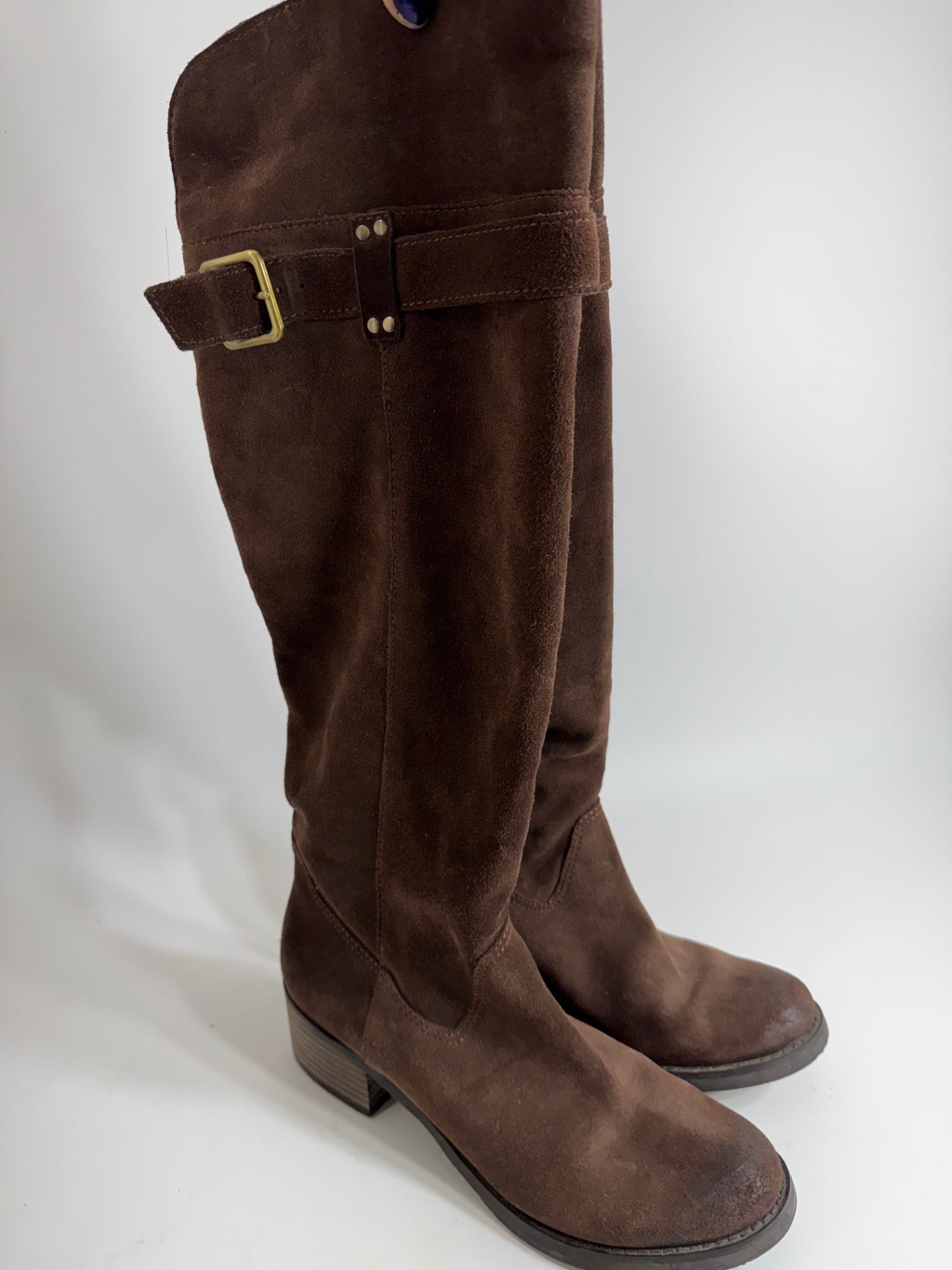 Arturochiang Brown Leather Knee High Boots