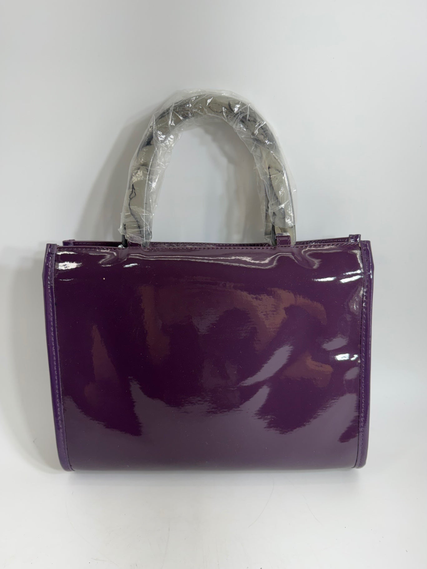 Neiman Marcus Purple Leather Handbag