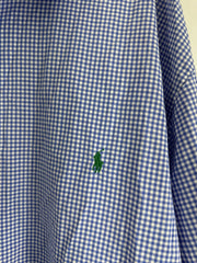 Ralph Lauren Blue/White Gingham Button Down