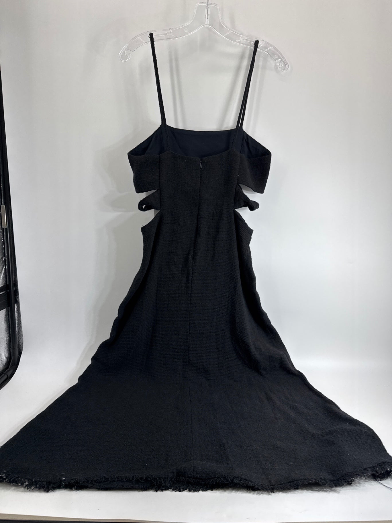 Zara Black Cutout Spaghetti Strap Dress
