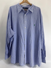 Ralph Lauren Blue/White Gingham Button Down