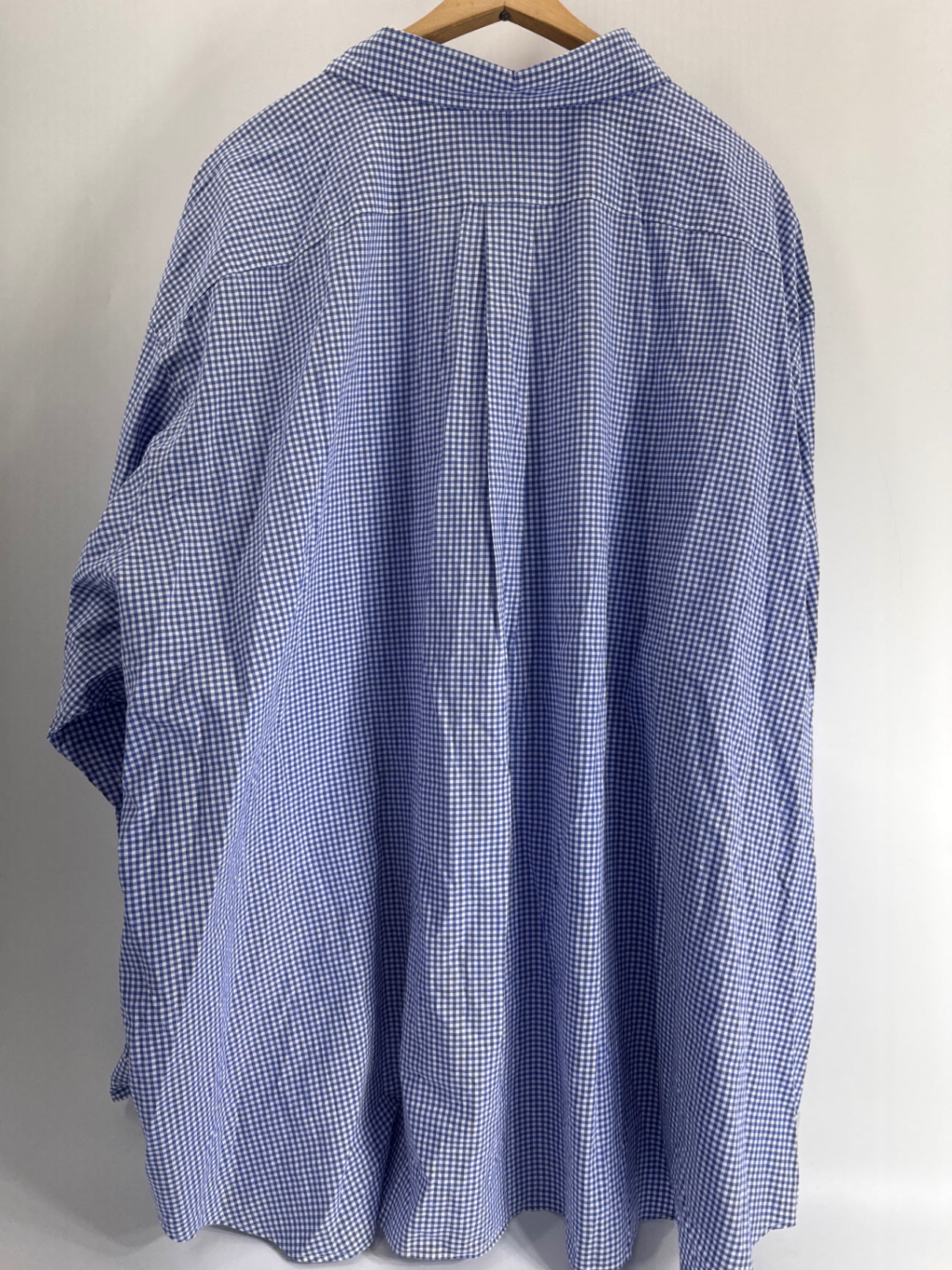 Ralph Lauren Blue/White Gingham Button Down