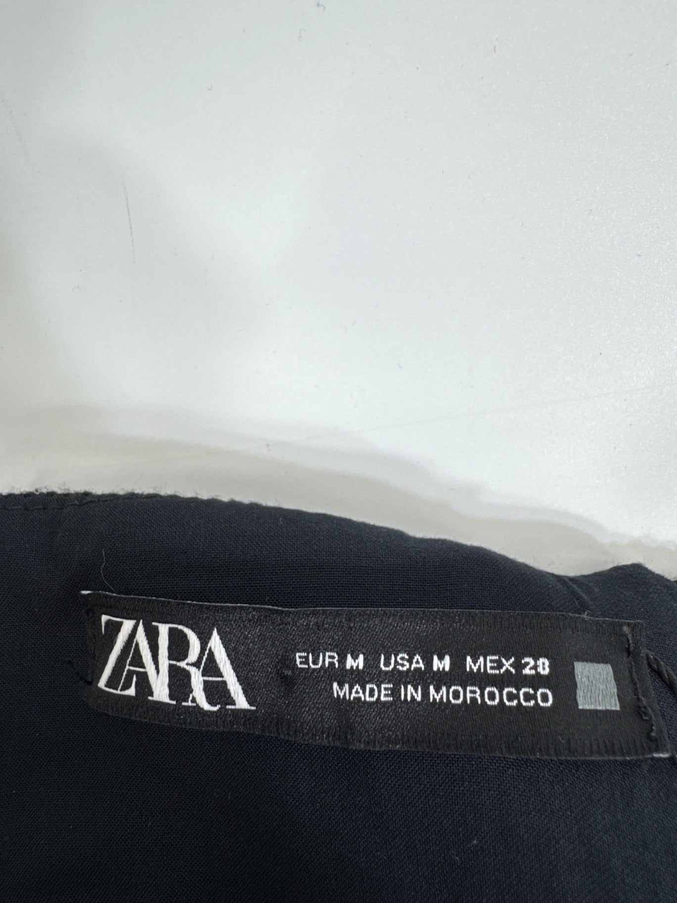 Zara Black Cutout Spaghetti Strap Dress