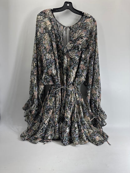 Cisco’s Design metallic Accented Tie Back Dress