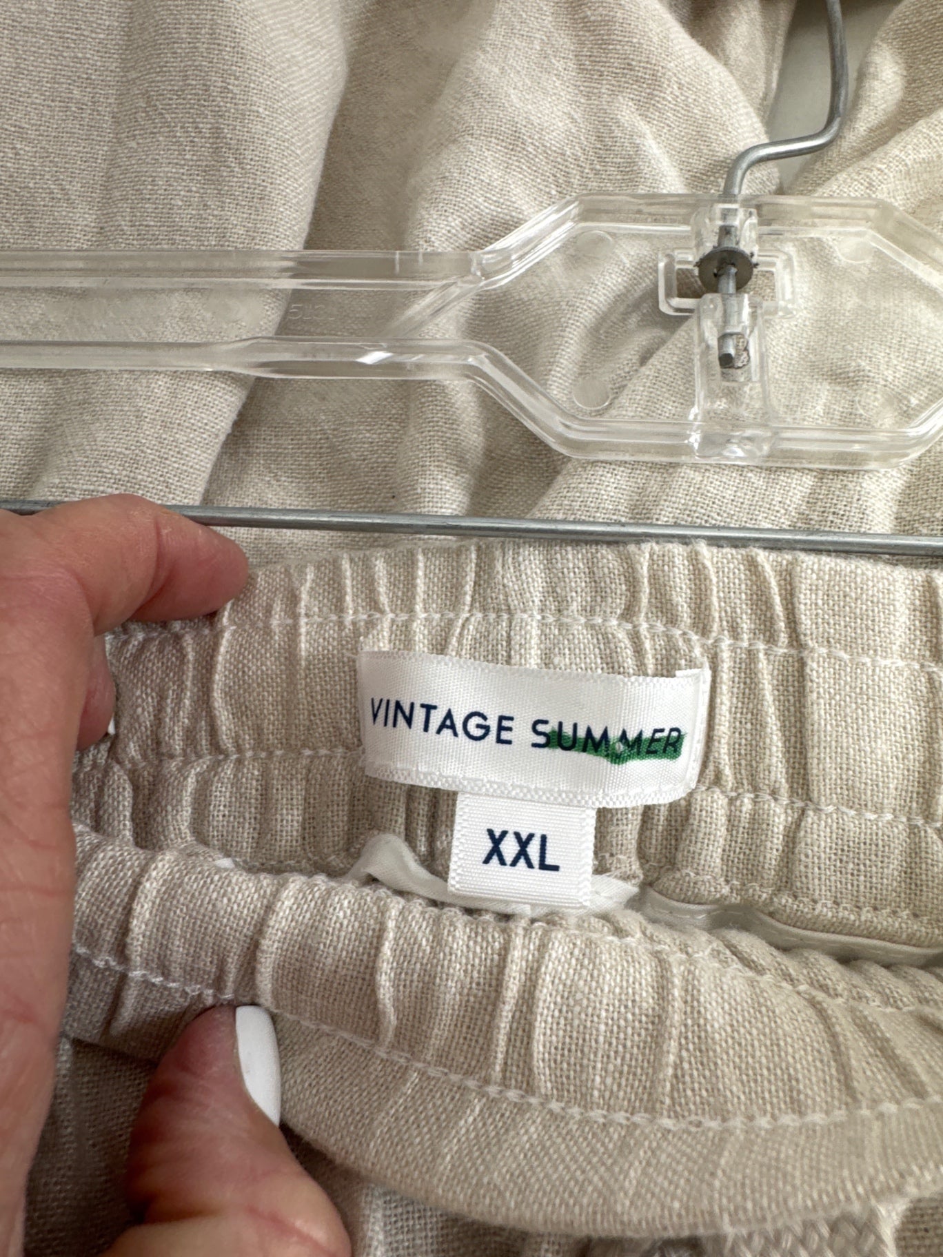 Vintage Summer Linen Pants