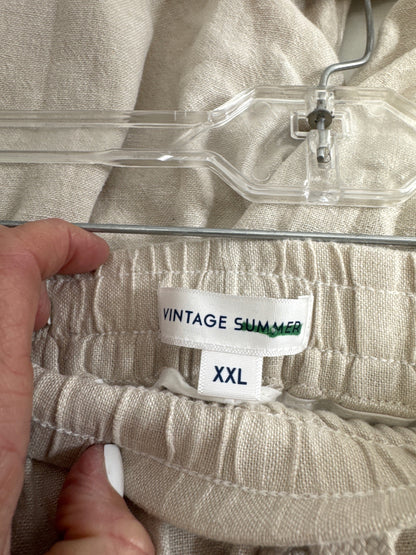 Vintage Summer Linen Pants