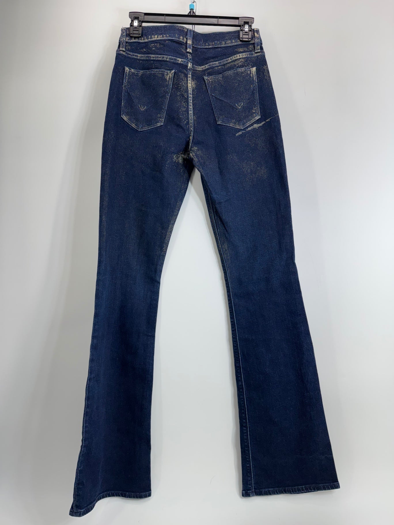 Hudson High Waisted Gold Flecked Boot Cut Jeans