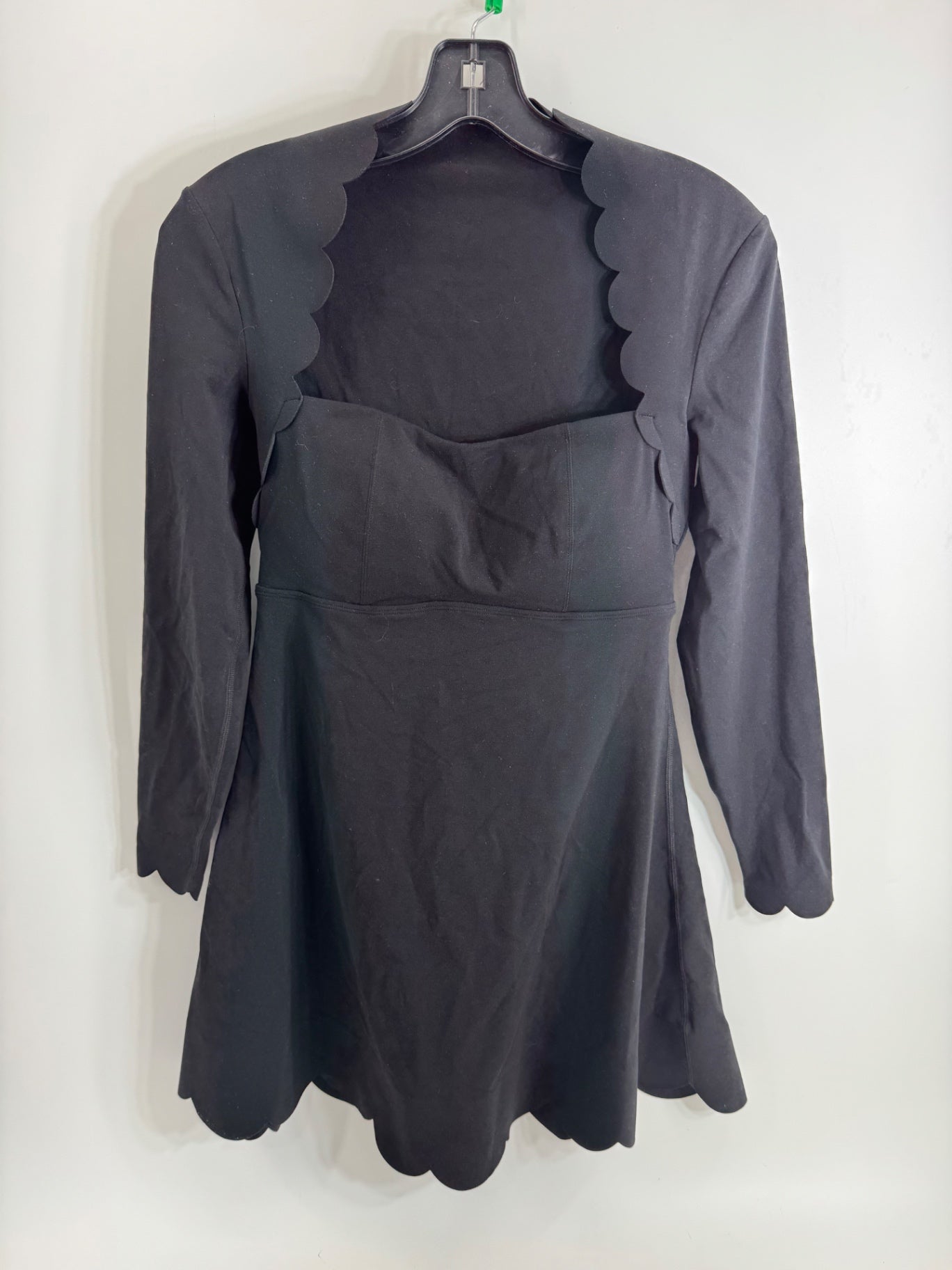 Wiskii Black Scalloped Active Dress