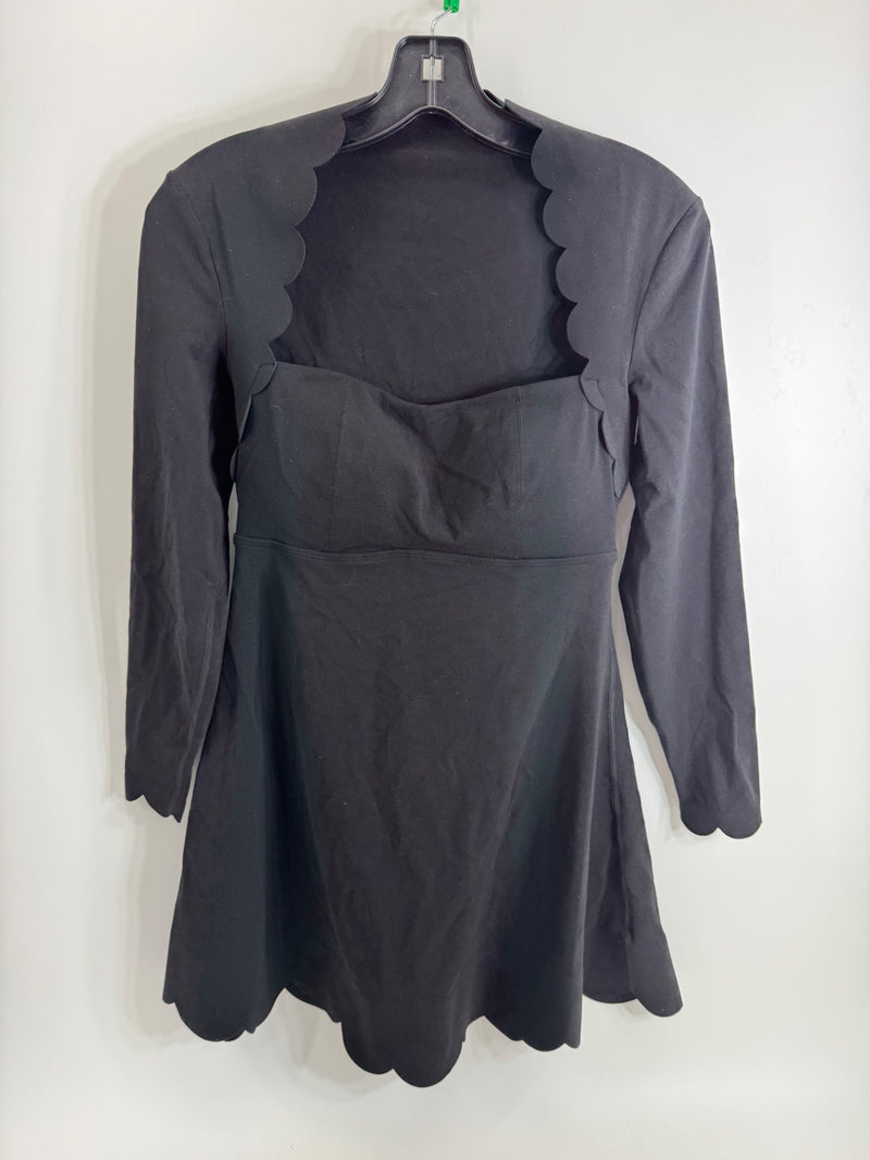 Wiskii Black Scalloped Active Dress