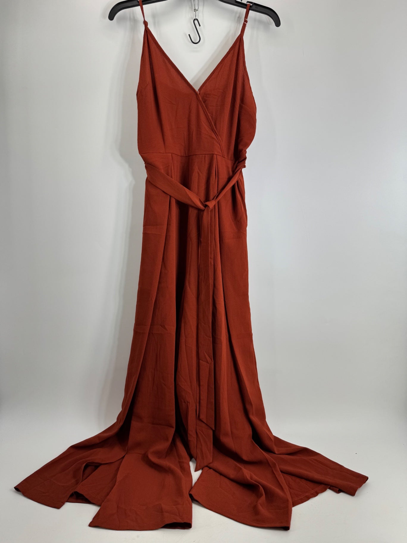 Simplee Rust Orange Jumpsuit
