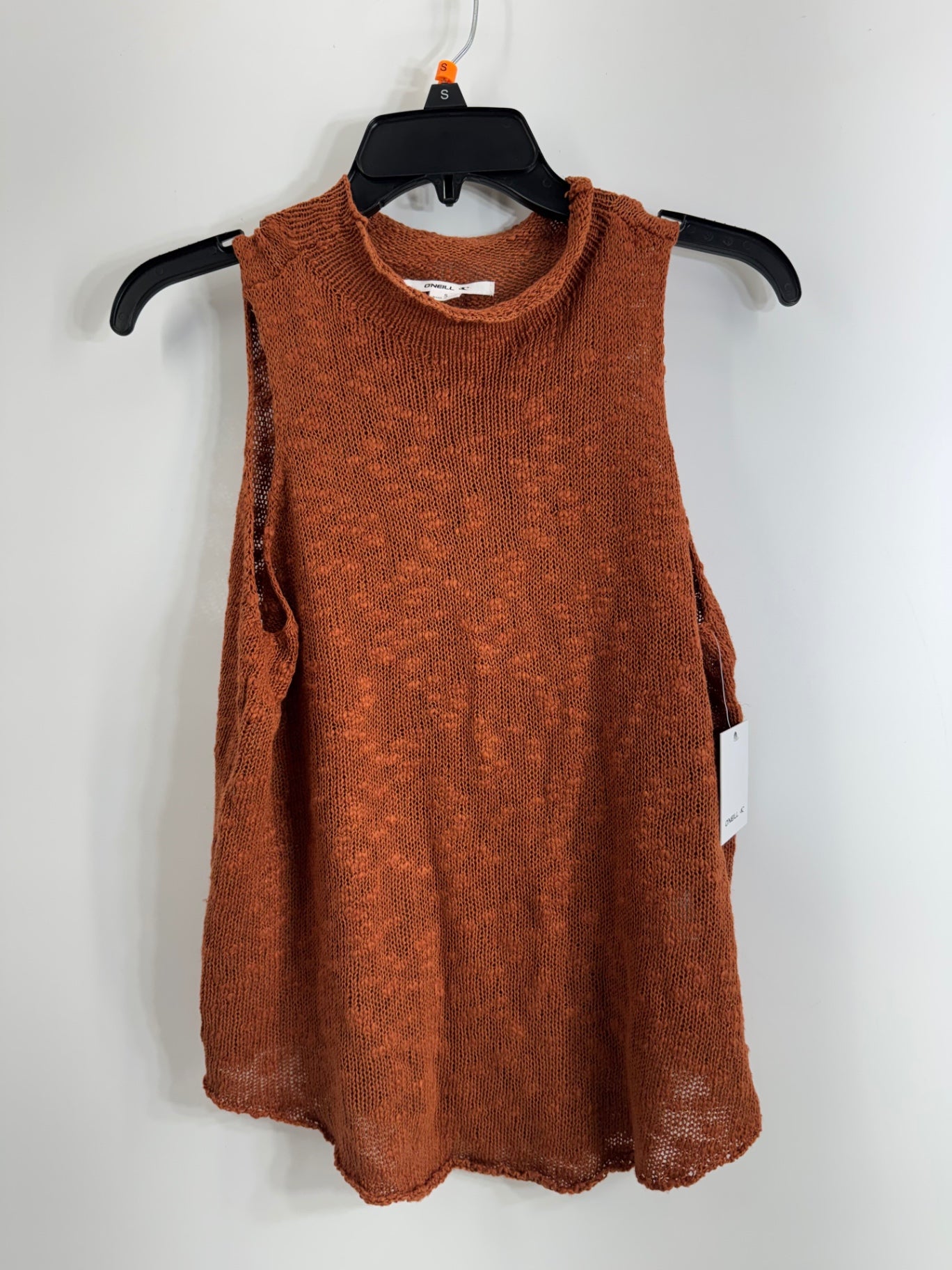O'Neill Rust Knitted Sleeveless Top