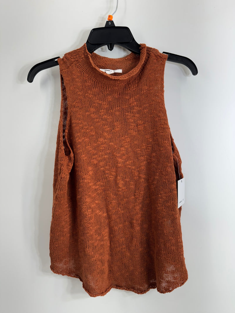 O'Neill Rust Knitted Sleeveless Top