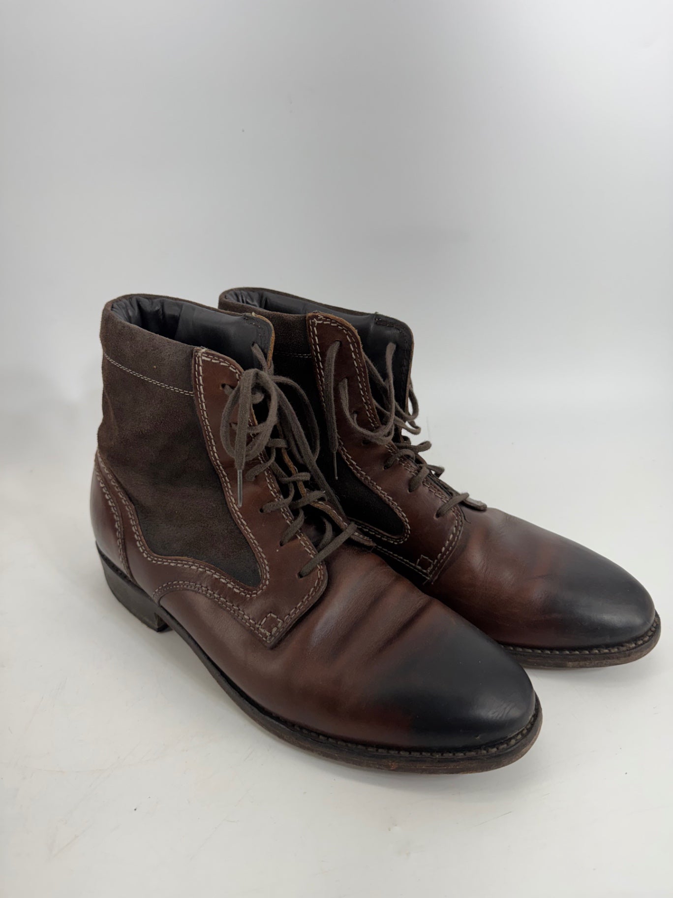 J&M Brown Leather Boots