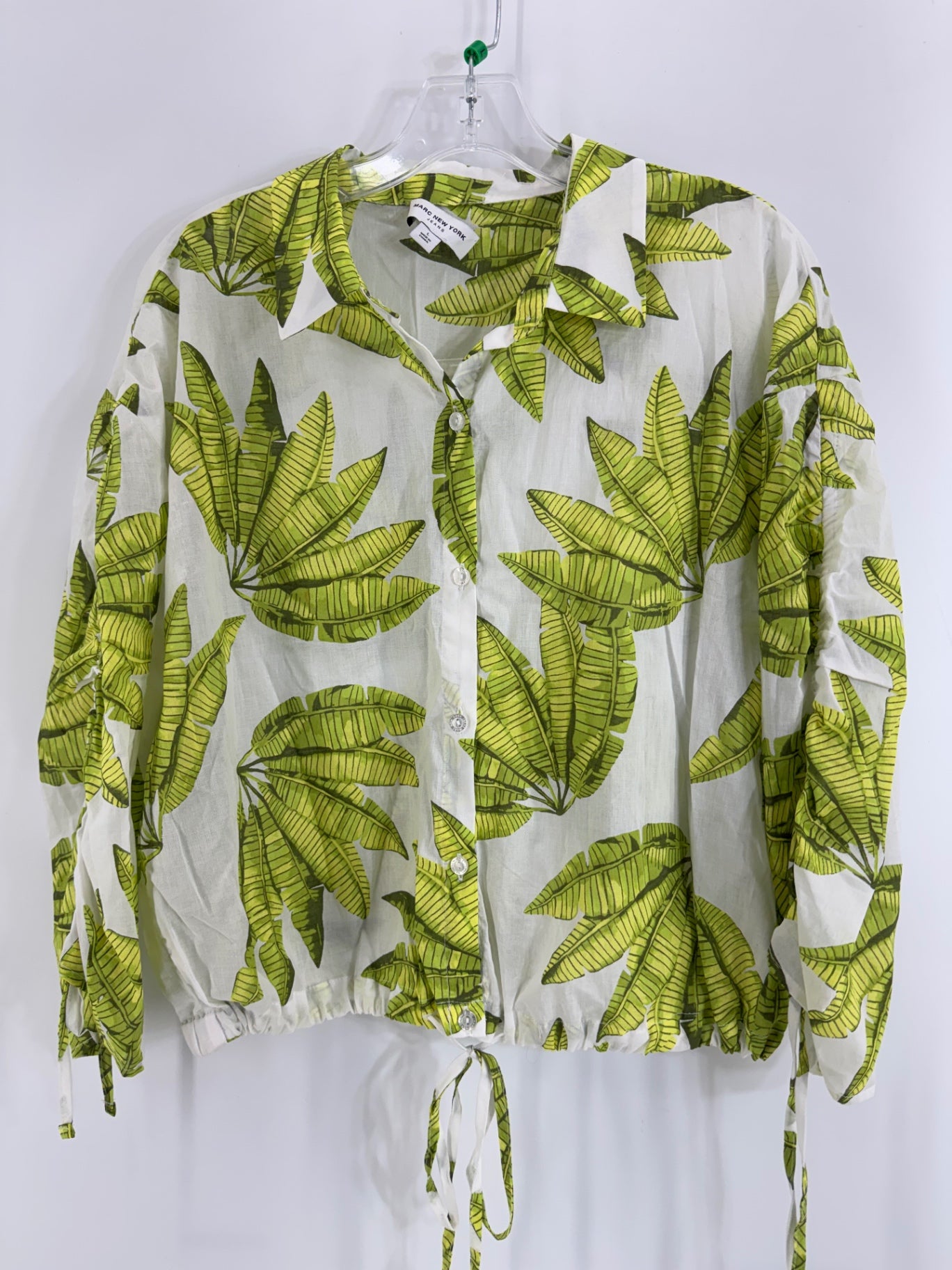 Marc New York White/Green Top