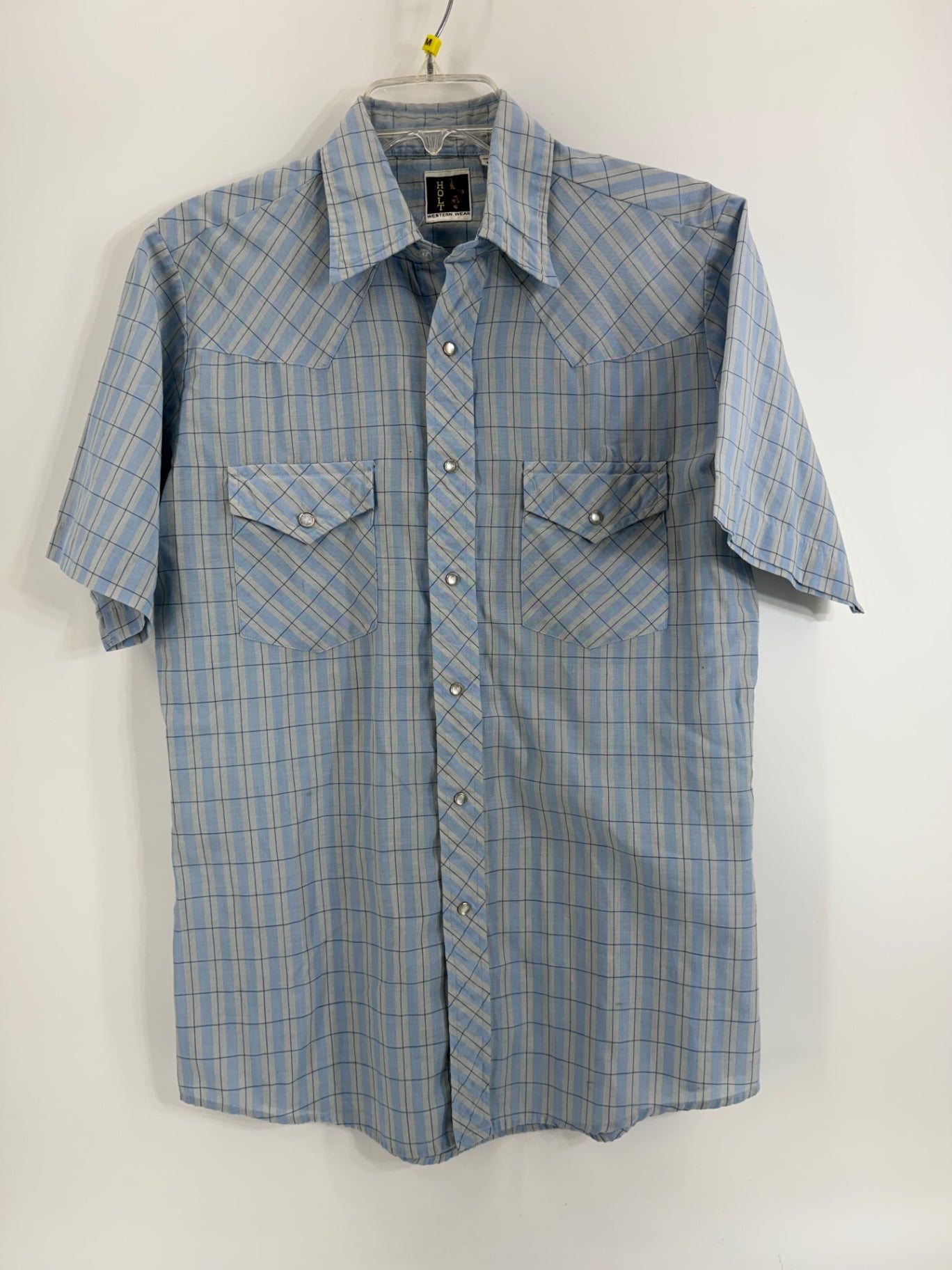 Holt Western Wear Blue Button Up
