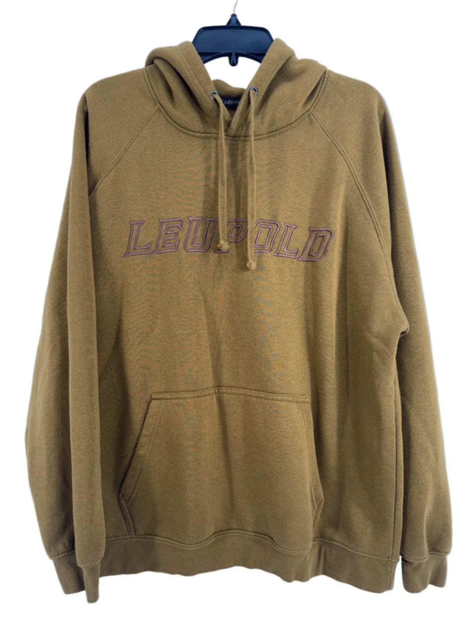 Leupold Wordmark Hoodie  Buckskin w/ Embroidered Logo Size LG